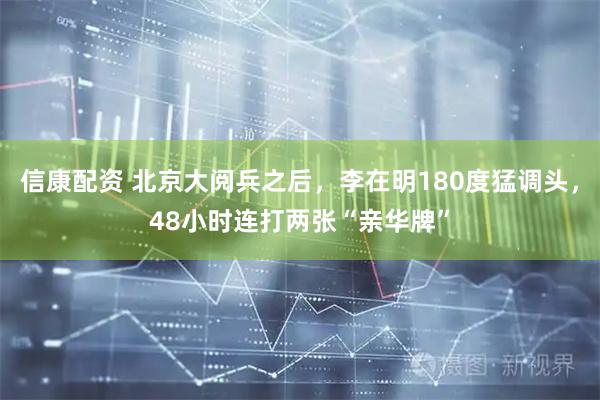 信康配资 北京大阅兵之后，李在明180度猛调头，48小时连打两张“亲华牌”