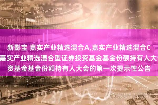 新影宝 嘉实产业精选混合A,嘉实产业精选混合C: 关于以通讯方式召开嘉实产业精选混合型证券投资基金基金份额持有人大会的第一次提示性公告