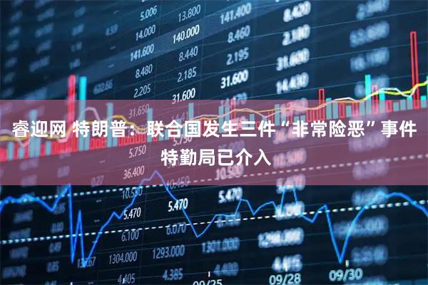 睿迎网 特朗普：联合国发生三件“非常险恶”事件 特勤局已介入